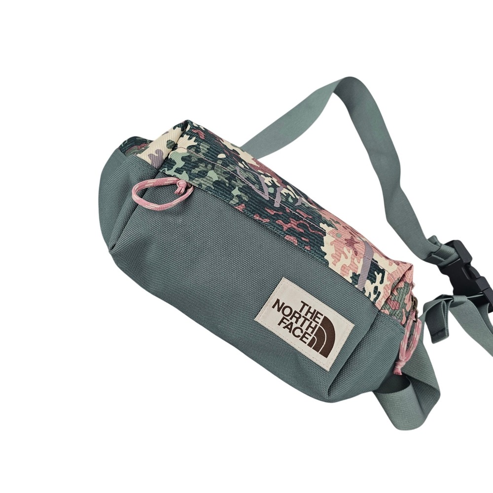 The North Face Berkeley Lumbar Pack Sage Green Pink Camo Waist Bag Fanny Pack